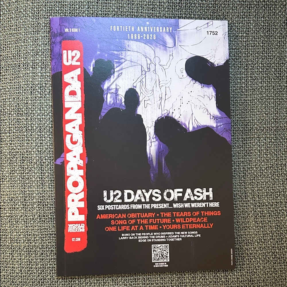 U2 Propaganda Days of Ash Fanzine